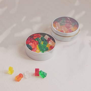 【禾日香氛】小熊軟糖造型手工皂【大盒】