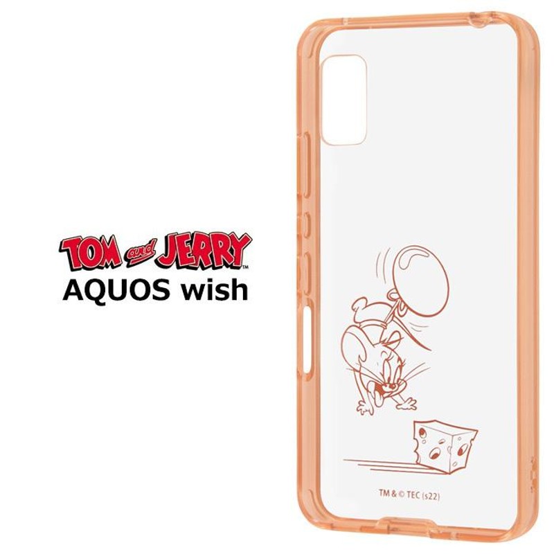 メール便 AQUOS wish SHG06 ケース カバー クリアケース トムアンド ...