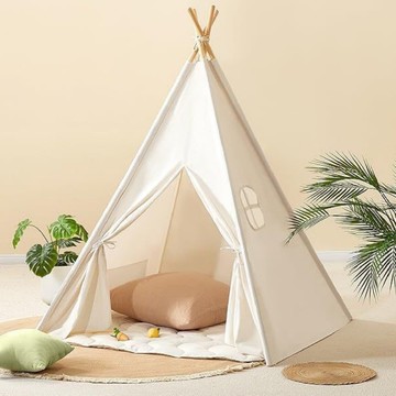 台灣出貨 寶寶必備兒童室內帳篷戶外公主城堡玩具戶外遊戲屋印第安小帳篷