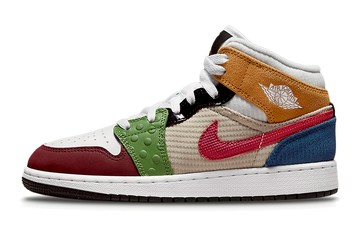 JORDAN 1 MID SE MESSY ROOM GS