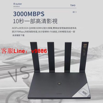 【應有盡有咨詢客服】【活動價最後3天】路由器 華為  AX3 pro 四核雙頻 網路分享器  WiFi分享器 WIFI  千兆端口  穿墻王