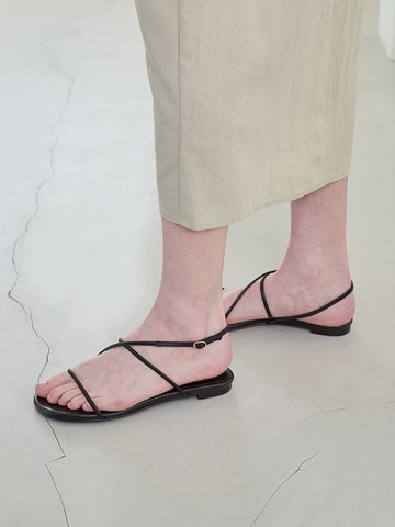 May Sandals Leather_Black