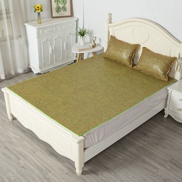 【耐用易潔】夏季麻將涼席碳化麻將席1.8米 折疊式涼席子竹席1.5米2.2米大床席