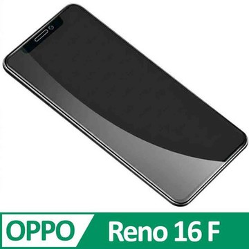 OPPO Reno16 F 5G 2.5D曲面滿版 9H防爆鋼化玻璃保護貼 黑色