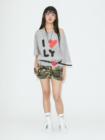 lotsyou Camouflage Cargo Shorts