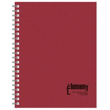 博崴PP線圈活頁筆記本/AD6001/13K/紅/95頁