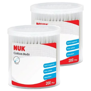 NUK 嬰兒用棉花棒  200支  2盒