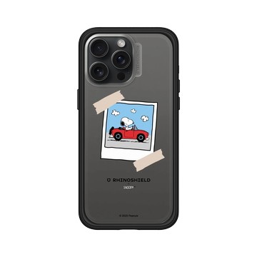 iPhone 15 Pro Max Mod NX 黑 - 史努比 Snoopy - 拍立得-一起去兜風