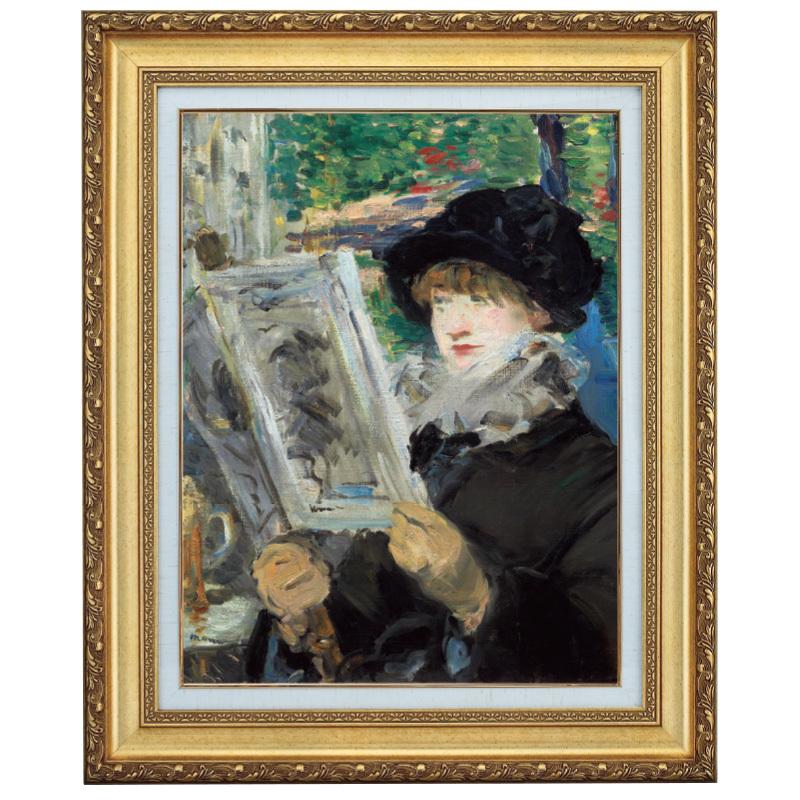 マネ 絵画 読書をする女性 10号 エドゥアール・マネ Manet 立体複製