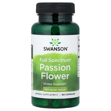 Swanson Vitamins, 多面®西番蓮，500 毫克，60 粒膠囊