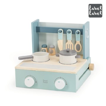 周歲禮物【Label Label】木質迷你廚房台 粉色/綠色/奶茶色