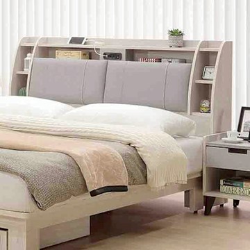 文創集 達斯卡5尺雙人貓抓皮革床頭箱(不含底座＋不含床墊)-152x24x103cm免組