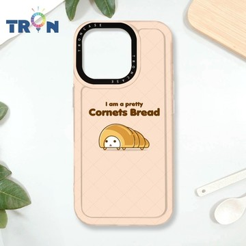 TRON IPHONE 16 PRO 螺旋捲麵包君小情緒系列 MAGSAFE 磁吸 防摔 太空殼 透白 手機殼