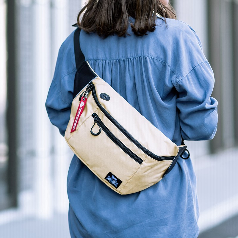 ウエストバッグ メンズ ボディバッグ ワンショルダーバッグ 斜めがけバッグ ワンショルダー 7ポケット ロンズデール キャメル 通販 Lineポイント最大1 0 Get Lineショッピング