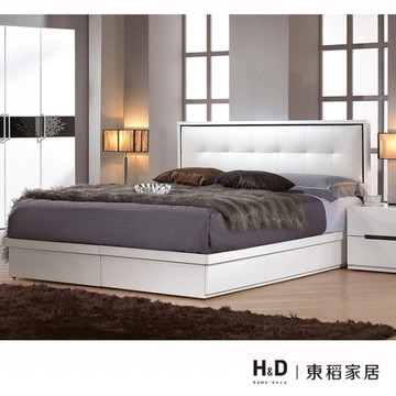 【H&D東稻家居】5尺雙人床組(床頭片+床底)(TCM-01214)