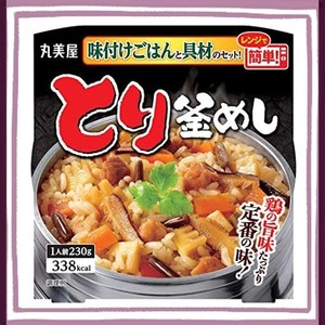 丸美屋 レンジで簡単! とり釜めし 味付けごはん付き 230G×6個