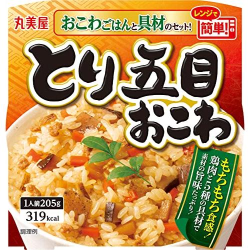 丸美屋 レンジで簡単! とり五目おこわ 味付けおこわ付き 205g×6個