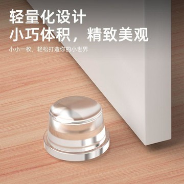 【兔子】創意門擋免打孔門後硅膠阻門器玻璃浴室門櫥櫃門透明防撞墊靜音免運