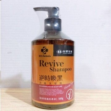 (10%蝦幣回饋/免運) 台塑生醫 Drs Formula 逆時喚黑頂級洗髮精 500g/瓶 台酒生技 黑酵母洗髮精