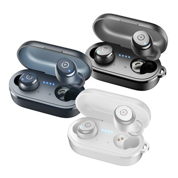 TOZO T10S降噪立體聲真無線AI智慧藍牙耳機(AI助理/專屬APP/通話降噪/無線充電/防水IPX8)