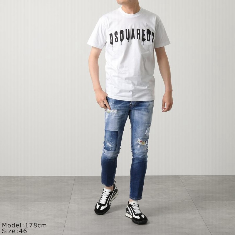 DSQUARED2 ディースクエアード ジーンズ SKATER JEANS S74LB1056