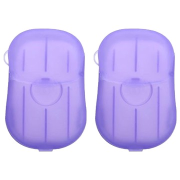 隨身攜帶肥皂紙 (60片) - 輕巧便攜、遇水速溶、天然植物油、獨立包裝  10g  2組