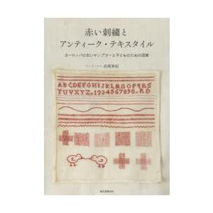 赤い刺繍とアンティーク・テキスタイル ヨーロッパの古い
