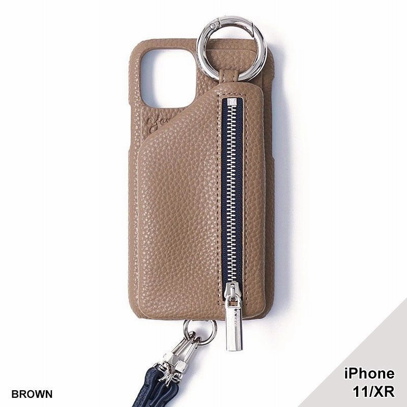 ajew エジュー iPhone11 XR ブラウン ahaci.com