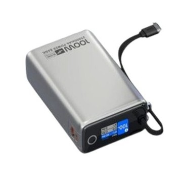 POLYWELL TFT智慧顯示行動電源 100W 25000mAh 自帶Type-C線 A+C孔 寶利威爾 台灣現貨