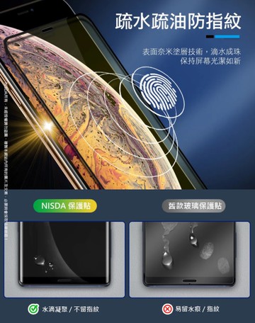 NISDA for iPhone16 Plus 6.7 降藍光滿版玻璃保護貼