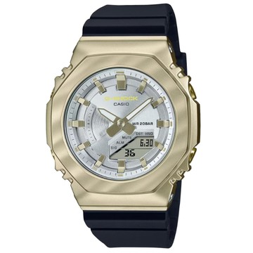 CASIO G-SHOCK 優雅精緻極簡 淺金黃色 八角形錶殼 GM-S2100BC-1A_40.5mm