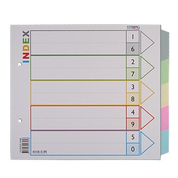 自強 拱型夾分段紙 (二孔)【APP滿額下單10%點數(單一帳號最高5000點)】1/31止