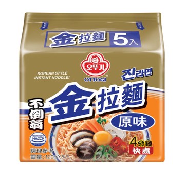 OTTOGI不倒翁 金拉麵 原味(120gx5入)