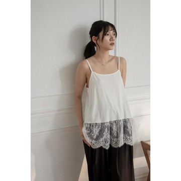 【anySiS】微透蕾絲內搭背心-66KK5071