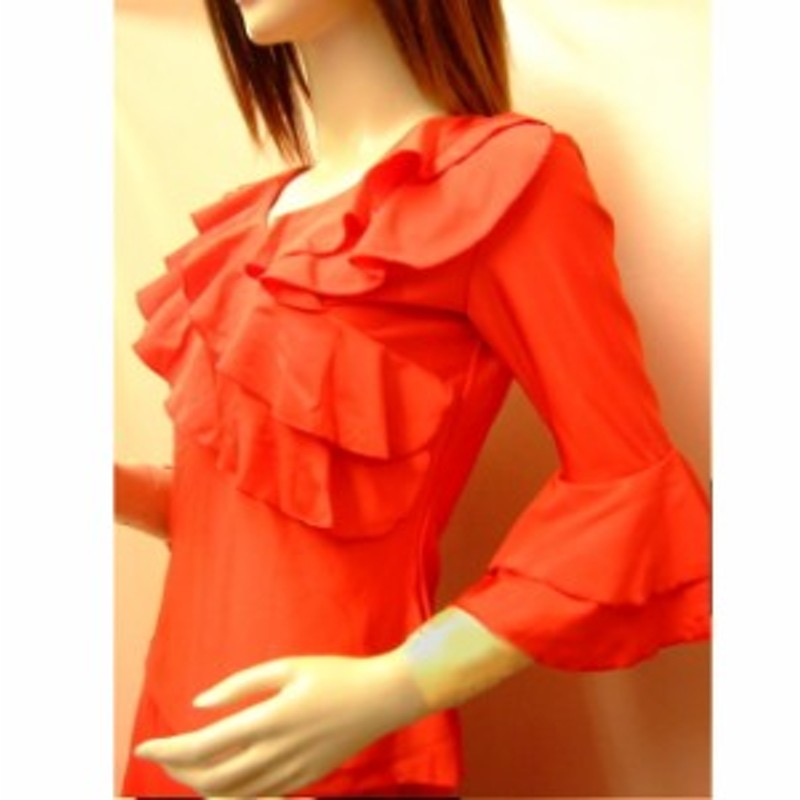 フラメンコブラウス　赤レース 楽天市場】フラメンコ衣装 ブラウス フラメンコ 赤 レース