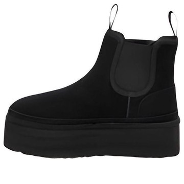 (WMNS) UGG Neumel Platform Chelsea Boot 'Black'