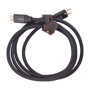 Mcdodo 麥多多 菁英系列 Type C 快充線 100W PD快充 5A大電流 10Gb/s高速傳輸  黑色  1條