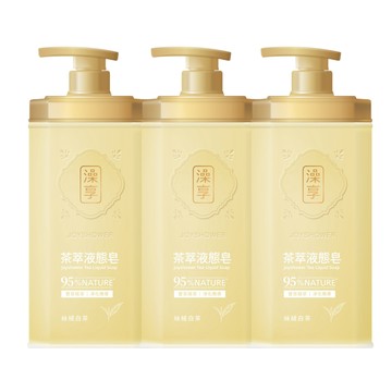 澡享 茶萃液態皂(絲絨白茶)800g*3入