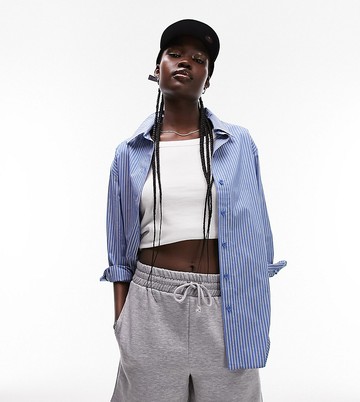 Topshop Tall jogger short in grey