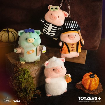 【Toyzeroplus】罐頭豬LuLu 恐怖故事系列 - 毛絨掛件