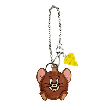 【愛金卡】Tom and Jerry 皮革吊飾-Jerry icash2.0