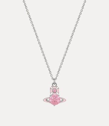Vivienne Westwood Millie Pendant Necklace Platinum-pink-enamel-pink-cz Platinum-pink-enamel-pink-cz Women