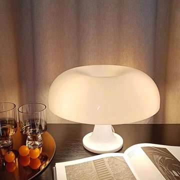 【24H現貨】簡約臥室床頭燈 蘑菇檯燈 裝飾燈 房間小夜燈 氛圍燈 閱讀檯燈 免運