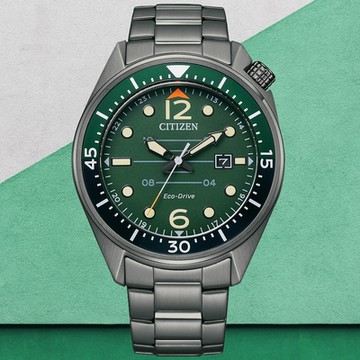 CITIZEN星辰 GENT S系列 光動能 日系都會腕錶 新年禮物 推薦 送禮 44mm / AW1717-81X