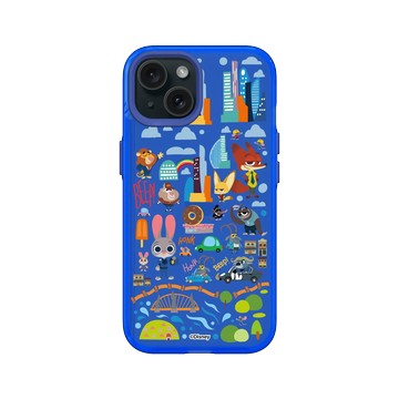 iPhone 15 Clear 激光藍 - Walt Disney Animation Studios - 動物方城市 - 經典