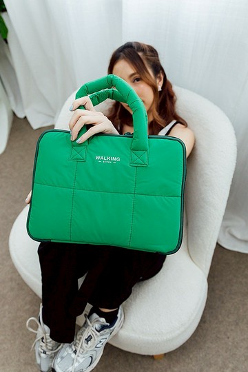 Bill Mini Puffy Bag : 綠色