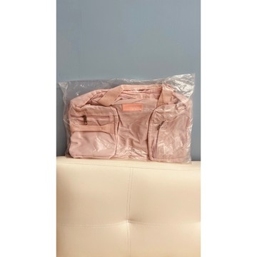 【現貨】樂寶媽 簡約百搭旅行包-粉色 包包 背包 斜背包 大容量包包 旅遊包包 旅行包  時尚包包 肩背包 單肩包