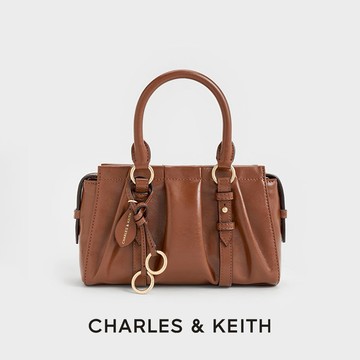 【CHARLES & KEITH】Britton 抓皺手提包｜秋冬新品｜陪伴你每個重要時刻｜通勤約會兩用｜生日禮物｜快速出貨｜小CK