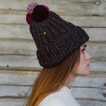 EETTERI 成人手工羊毛帽 (深灰)