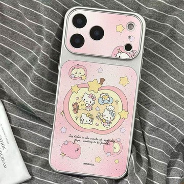粉蘋果KT適用蘋果17手機殼iPhone16promax全包15大視窗14/13/12女
